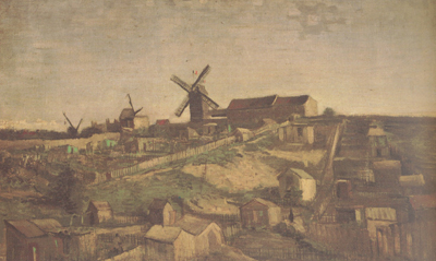 View of Montmartre with Windmills (nn04)